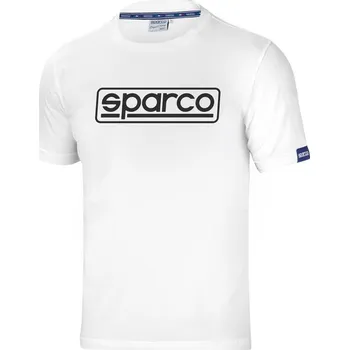Pánské tričko Sparco Tričko Frame Bílá XXL Pánské