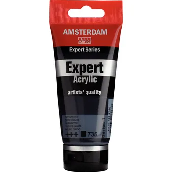 Vodová barva Akrylová barva Amsterdam Expert - 735 Oxide Black Objem: 75 ml