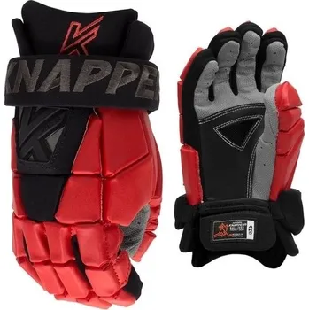 Chránič rukou Hokejbalové rukavice Knapper AK5 SR, Senior, červená, 13" Knapper