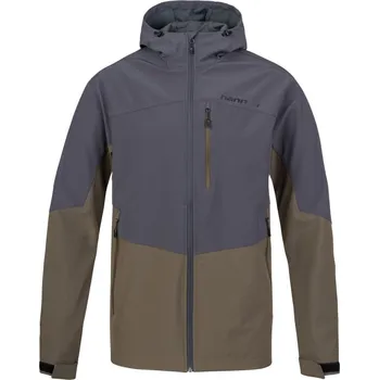 Pánská softshellová bunda Pánská softshellová bunda Hannah Shelton Lite india ink/military olive XXXL