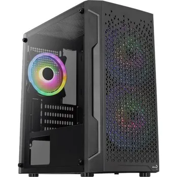 PC skříň AEROCOOL skříň MC G Trinity, Micro tower, 1x USB 3.0, 1x USB 2.0, 2x audio, bez zdroje ACCS-PV32033.11