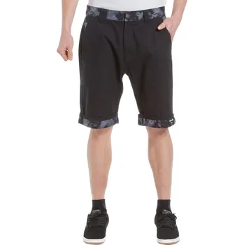 Pánské kraťasy Pánské šortky Meatfly Barry 2023 Black Storm Camo 34