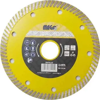 Řezný kotouč Magg DKTK125 Diamantový kotouč TURBO SPEED 125x22,2mm