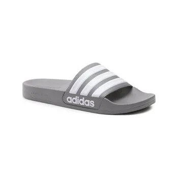 Pánské pantofle Nazouváky adidas Adilette Shower Slides GY1891 Šedá 37