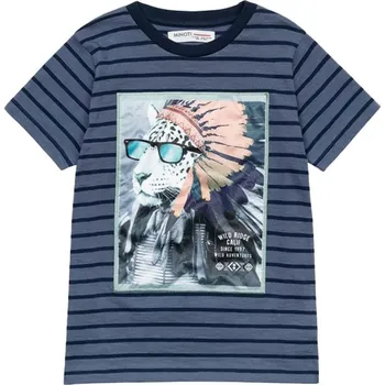 Minoti Tričko chlapecké s krátkým rukávem, Minoti, Valley 2, modrá Vel. 98/104