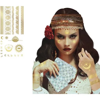 Odstranitelné tetování Tetování - Věštkyně - zlaté