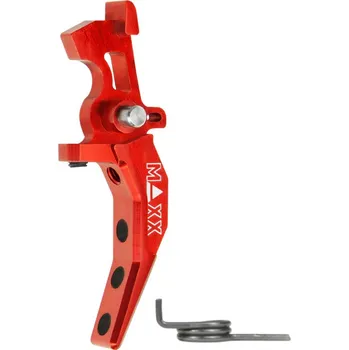 Sportovní střelba MAXX Model CNC spoušť Advanced Speed (style C) pro M4 - červená