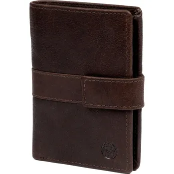 Peněženka Montreal Executive hnědá RFID kožená peněženka - Lucleon