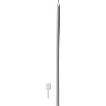 Svíčka Svíčka dortová 12 ks 14,5 cm stříbrná