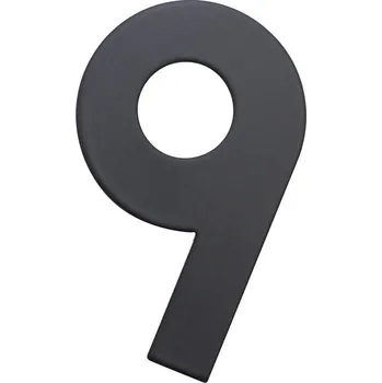 Domovní číslo Domovní číslo 9", RN.75L, černá"