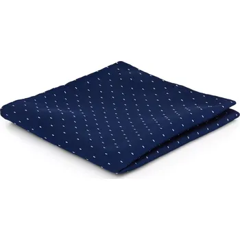 Látkový kapesník Puntíkovaný kapesníček do saka v námořnické modré a bílé - Tailor Toki