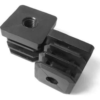 Šroub Zátka jeklu čvercová se závitem 20x1,5 mm, M6, PA, černá