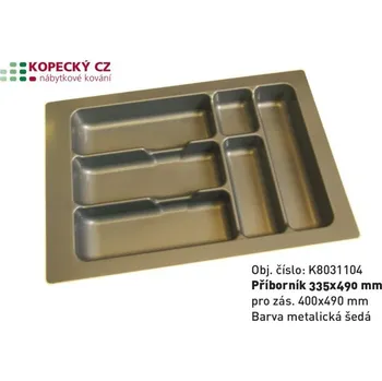 Příborník do zásuvky příborník 335x490mm pro zás. 400x490mm šedý atyp