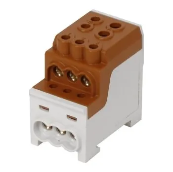 Hora eTec Svorkovnice pro rozdělení fází UVB 200 L B 1P 080030-3-4 hnědá 1006067