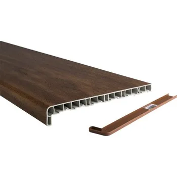 Parapet Parapet plastový 200 x 4000 mm, zlatý dub