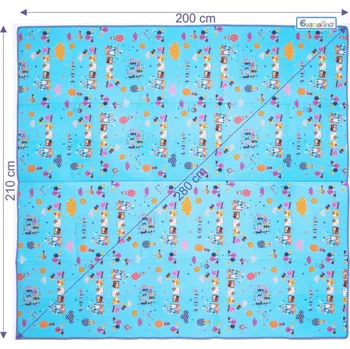 Hračka pro nejmenší Casmatino Dětská podložka tenká Happy Train