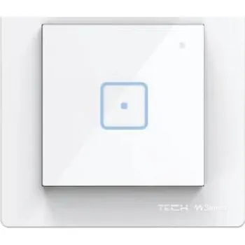 vypínač TECH STEROWNIKI Jednopólový drátový spínač černý FS-01M Tech Controls