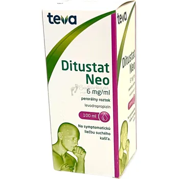 Lék Ditustat Neo sol por (fľ.skl.jantár. + odmerka PP) 1x100 ml