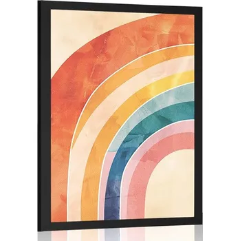 Plakát Dovido Plakát duha Peach Fuzz