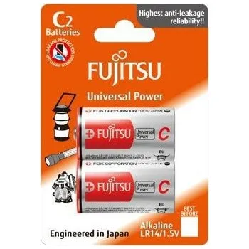Článková baterie Fujitsu alkalická baterie Universal Power LR14/C 2ks