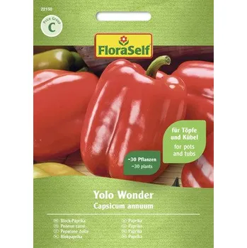 Semeno Paprika Yolo Wonder FloraSelf