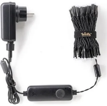 Vánoční dekorace Twinkly Strings LED světelný řetěz, 8 m, RGB, teplá bílá&nbsp;TWS100SPP-BEU