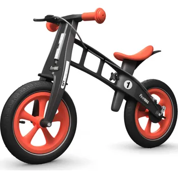 Hračka pro nejmenší First Bike Odrážedlo s brzdou Limited Edition Orange - AKCE