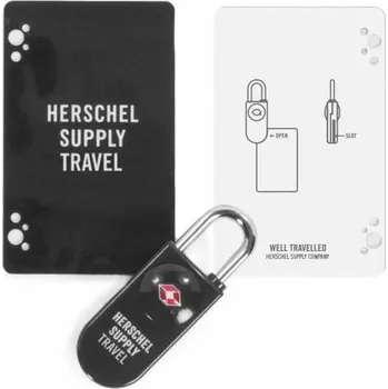 Visací zámek Herschel zámek na karty TSA Card Lock black