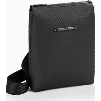 Cestovní taška PORSCHE DESIGN Studio Shoulder Bag Taška malá přes rameno černá (Malá taška přes rameno Porsche Design s víceúčelovými přihrádkami a nastavitelným ramenním popruhem.)