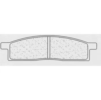 Brzdová destička Brzdové destičky CL BRAKES Off-Road Sintered Metal - 2424MX10 YAMAHA YZ 80 1986-2001