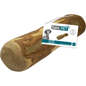 Hračka pro psa Epic PET Přírodní žvýkací olivové dřevo L
