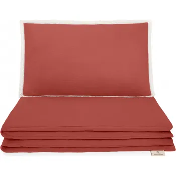 Povlečení Maceshka Povlečení Mušelín tomette, polštářek krajka