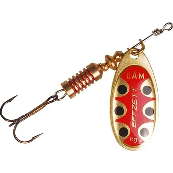 Nástraha Dam Třpytka Effzett Standard Spinner Copper Black Dot Hmotnost: 10 g