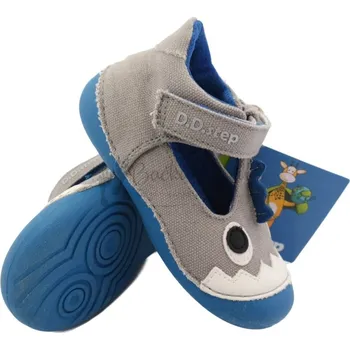 Chlapecké sandály Dětské sandálkové plátěnky D.D.Step C015-329 GREY - vel. 20