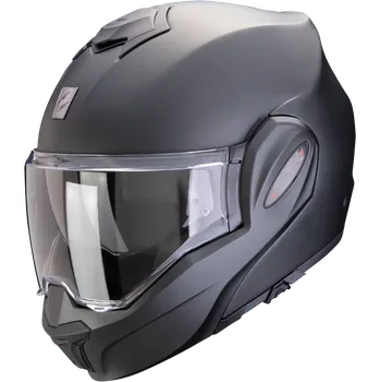 Helma na motorku Scorpion exo-tech evo pro solid matná perleťově černá xs