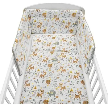 Povlečení 3-dílné ložní povlečení New Baby 90/120 cm Koloušek šedé