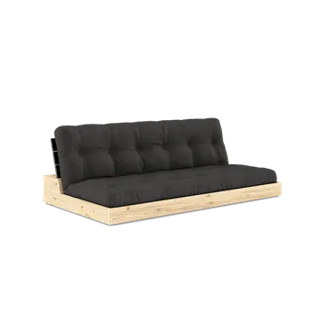 Obývací pokoj sofa BASE natural pine (pohovka z borovice) karup black dark grey 734