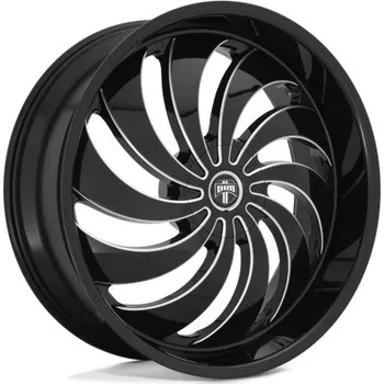 Alu kolo DUB S242 COJONES disk 24x9 5X114.3/5X120 72.56 ET25, Lesklá černá