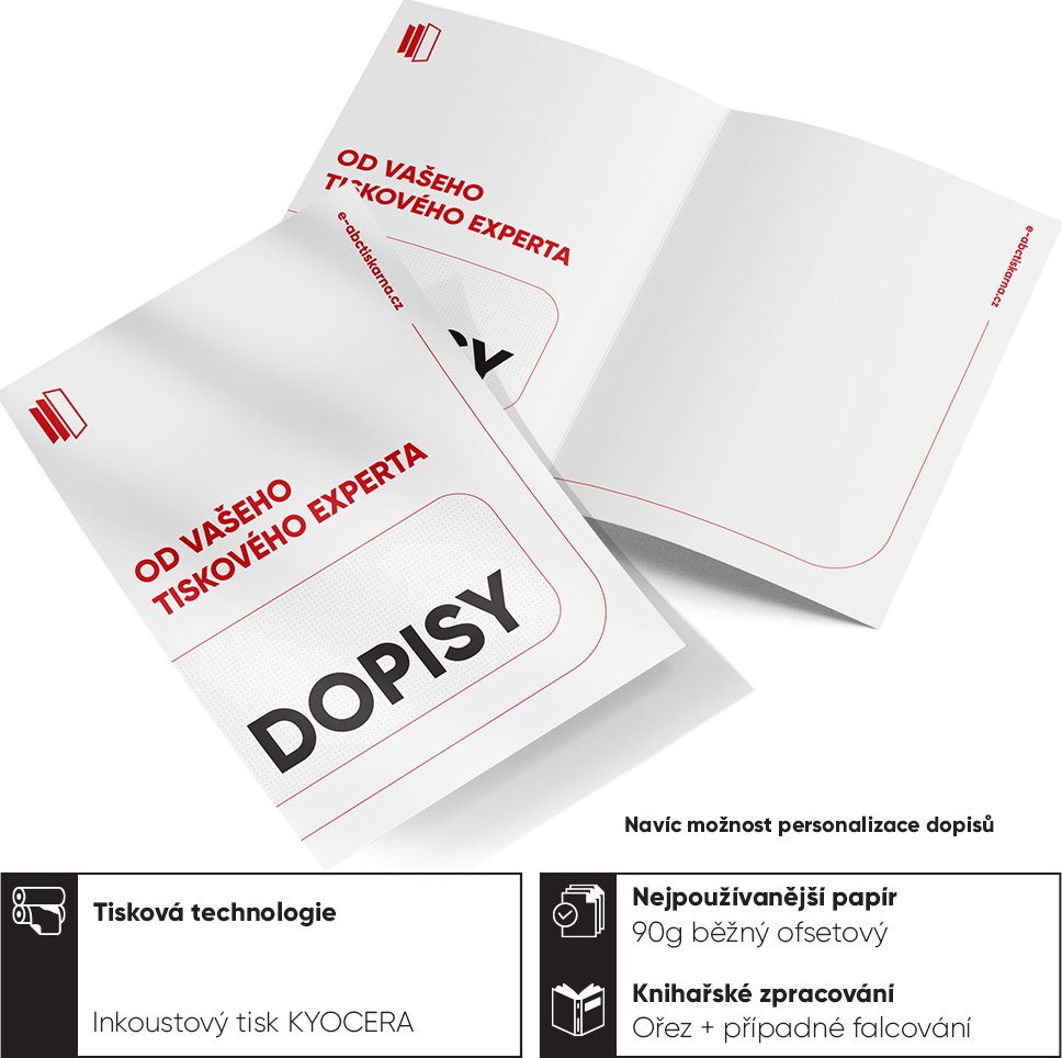 Dopisy A4 (210 x 297 mm)