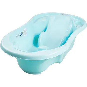 koupací vanička Dětská anatomická profilovaná vanička s výpustí KOMFORT 2v1 tyrkysová
