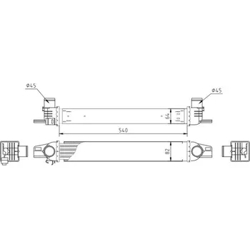 Chladič motoru Chladič turba HART 613 038