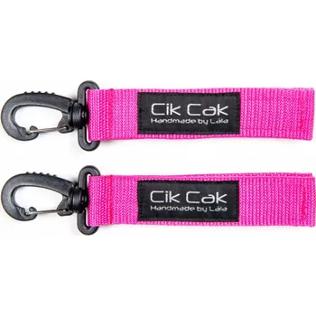 Kočárek Cik Cak Úchyty na kočárek tm. Růžová plast