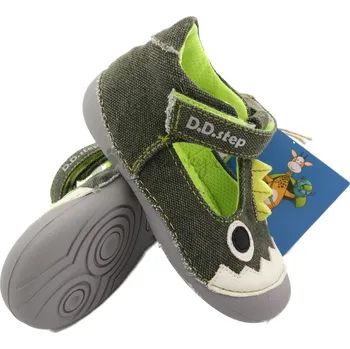 Chlapecké sandály Dětské sandálkové plátěnky D.D.Step C015-329A EMERALD - vel. 20