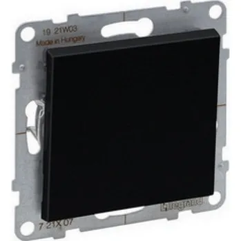 vypínač Legrand SUNO vypínač č.7 černý 721407
