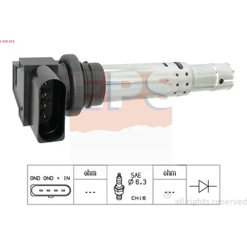 Zapalovací cívka EPS Zapalovací cívka 1970474