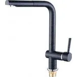 Laveo GAIA 35BL baterie dřezová výsuvná, keramická kartuše 35 mm, im. granit černý