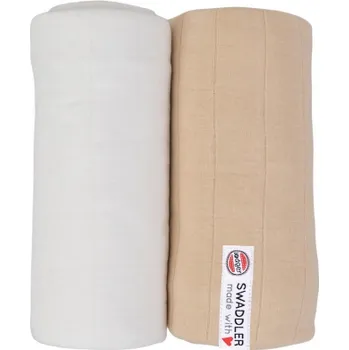 Lodger Swaddler Tribe 2balení 120 x 120 cm Cloud Dancer