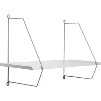 police DONE BY DEER Nástěnná police - šedá - VÝPRODEJ DVOREČEK