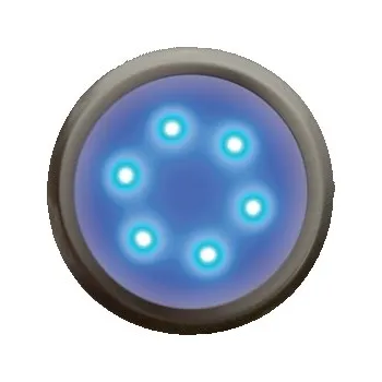 Žárovka Svítidlo DEKORA 3 dekorativní LED kulaté nerez modrá Panlux D3/NM