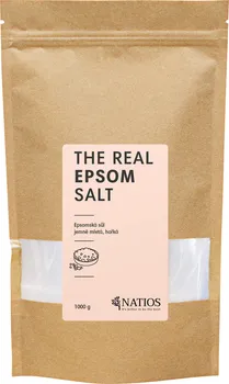 Koupelová sůl Natios Epsomská sůl do koupele jemně mletá 1 kg